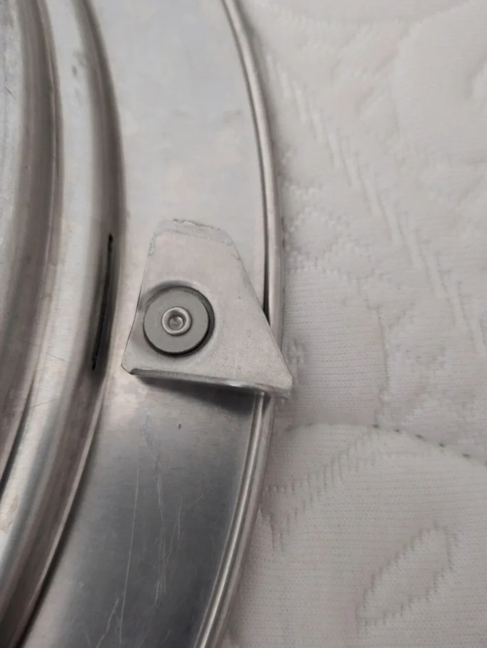Vintage Regal Aluminum Cake Cover with Black Handle